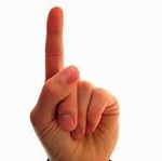 One finger